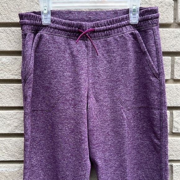 Ivivva Purple Cuffed Sweatpant Joggers Sz14 - Picture 3 of 11